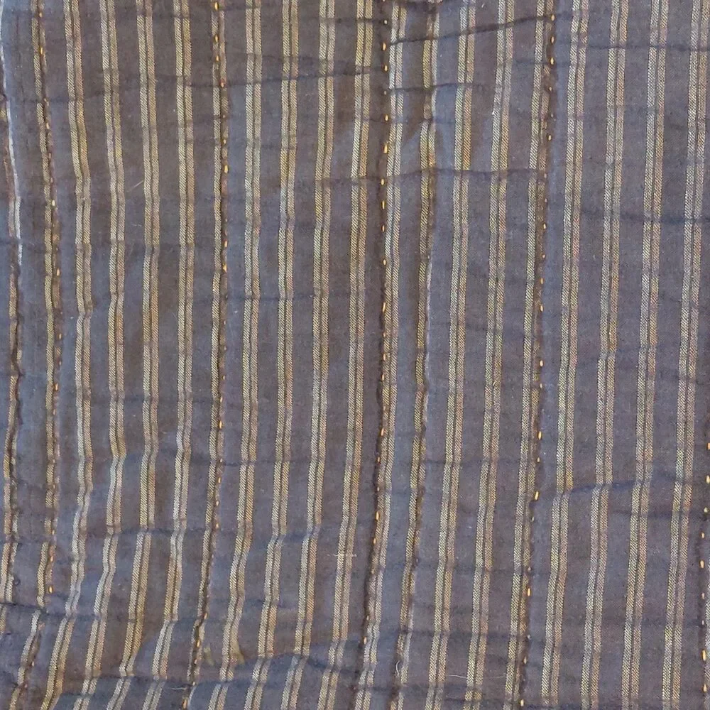 Vtg Handmade Crazy Quilt Early 20th Century Velvet Satins Heavy 78x74 Read